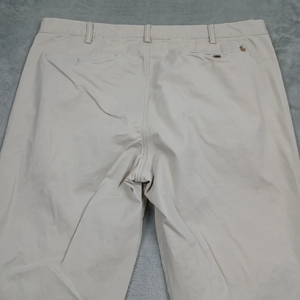 Polo Ralph Lauren Pants Mens 38x29 Beige Straight Fit Cotton Preppy Chino